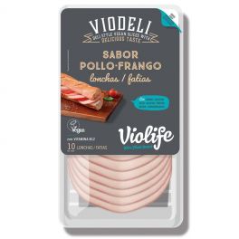 Lonchas vegetales POLLO 100gr VIODELI