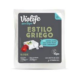 Bloque queso vegano estilo griego 230gr VIOLIFE